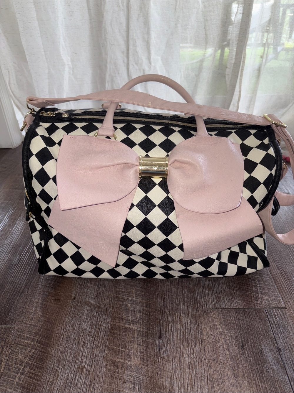 Betsey Johnson duffel bag